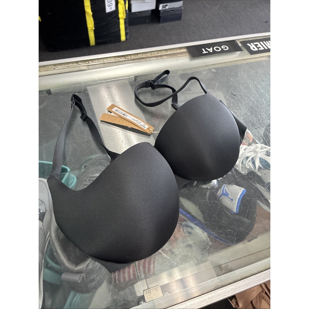 Skims NWT Ultimate Push-up Balconette Bra Heavy Padding Onyx Black BA-BAL-5488W
